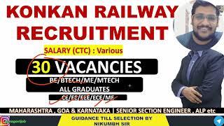 KRCL RECRUITMENT 2024 | OPPORTUNITY IN INDIAN RAILWAYS FOR FRESHERS