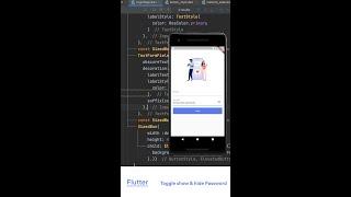 Flutter - Build Toggle Show / Hide Password Field