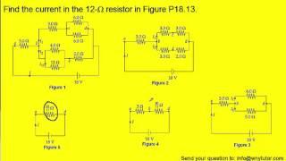 Find the current in the 12-Ω resistor in the figure below.