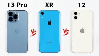 iPhone 13 Pro vs iPhone XR vs iPhone 12 SPEED TEST in 2022 | JUST WOW!!