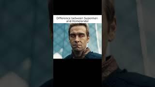 Difference between Superman and Homelander