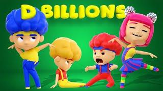 Chicky, Cha-Cha, Lya-Lya, Boom- Boom dengan Pahlawan Baru | D Billions Lagu Anak-Anak