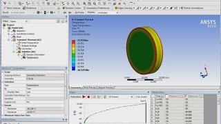 ANSYS Transient Thermal Tutorial - Convection of a Bar in Air