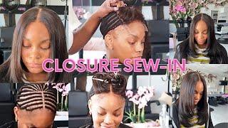 How To: GLUELESS HD Closure Sew-In // Very Detailed // Jasmine K. & The Pretty Lounge