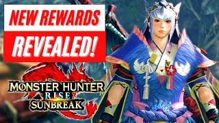 New Rewards Reveal Event Quest Monster Hunter Rise Sunbreak News