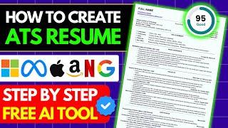 How to Create ATS Friendly Resume in 2025 (For FREE)