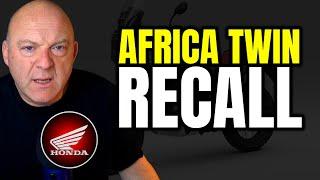 Honda Africa Twin Recall | What Is Going On CRF1100?