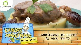 Karlos Arguiñano: Receta de Carrilleras de cerdo al vino tinto