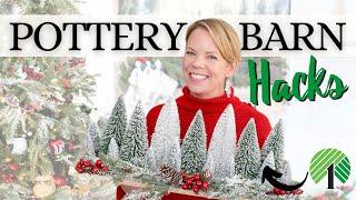 Pottery Barn HACKS*EASY* Dollar Tree Christmas Decor Ideas for 2023