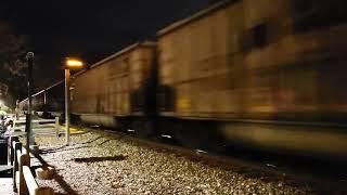 CSX Empty Coal Train at Gaithersburg, Maryland.