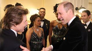 ‘Exciting’ evening for Prince William and Tom Cruise at charity gala