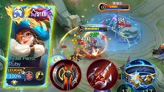 THE TRINITY TRUE DAMAGE STRIKES AGAIN!!BEST RUBY BUILD AND ROTATION 2024