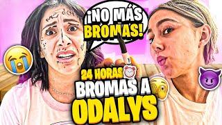 LE HICE BROMAS A ODALYS POR 24 HRS!! VENGANZA | Hermanas JM