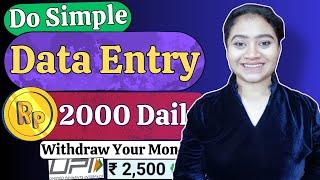 Data Entry Work 2024| Part Time Jobs For Students| Online Jobs At Home| Work From Home Jobs 2024.