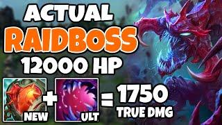 NEW Tank Items made Chogath Ult do 1750 TRUE DAMAGE (Also I had 12k HP) - League of Legends