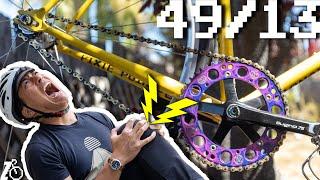 Are Big Fixed Gear Ratios Actually Faster?