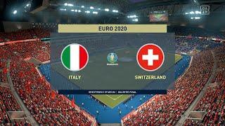 FIFA 21 | Italy 2 - 1 Switzerland | UEFA Euro 2020 Quarter Final