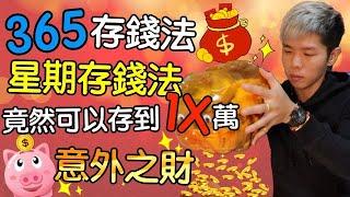 一年存錢法 || 365存錢法進階版 || 竟然可以存到1X萬 || 意外驚喜 || 星期存錢法