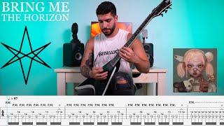 Bring Me The Horizon - "Top 10 staTues tHat CriEd bloOd" Guitar Cover with On Screen Tabs