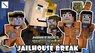 JAILHOUSE BREAK! The WARDEN in ACTION! Minecraft Story Mode Season 2