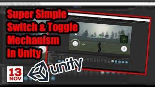 Very simple toggle mechanism tutorial in Unity - How to make a game map toggle mechanism/button