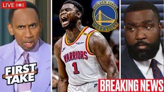 BREAKING: "Zion Williamson JOINS the Warriors!"- Stephen A. about Zion Sign to Golden State Warriors