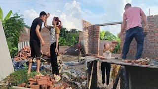 Building New House 2024 - Huong And Quy Techniques Formwork Joining  - Family Love