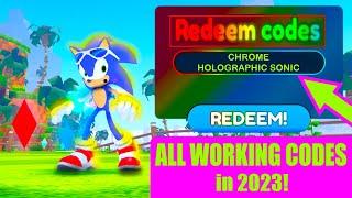 ALL 2023 SONIC SPEED SIM CODES! (Roblox)