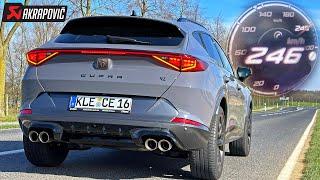 CUPRA FORMENTOR VZ 310 AKRAPOVIC - ACCELERATION TOP SPEED & SOUND