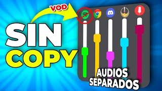 SIN COPY en tus DIRECTOS - LA MEJOR MANERA DE SEPARAR EL AUDIO EN OBS SIN CABLES VIRTUALES