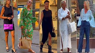 Street style from ItalyITALIAN SUMMER 2023 OUTFITS for All AGES/50+ and FABULOUS STREET STYLE
