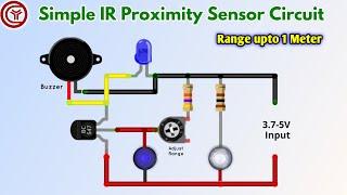 how to make IR Proximity sensor / diy long-range obstacle detector circuit