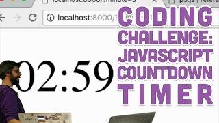 Coding Challenge #66: JavaScript Countdown Timer