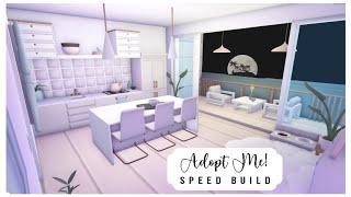 Aesthetic Coastal Tiny Home Speed Build  Adopt Me! Roblox