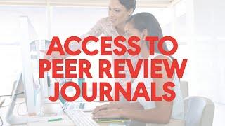 Reason 29 to join the CPA: Access to Peer Reviewed Journals