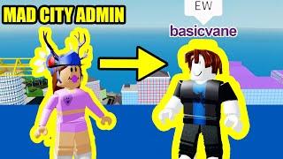 TURNING ADMINS INTO BACON HAIRS... | Roblox Mad City