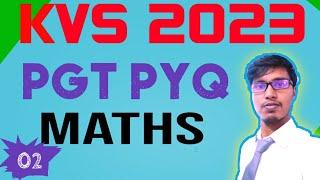 KVS PGT PYQ #02 II @3PStudyPoint #kvspgtmaths #kvstgtpgt #3pstudypoint #kvstgtmaths #up_tgt_math