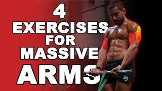 4 Exercises for MASSIVE Arms |  Eric Leija