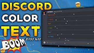 How to change text color in Discord | discord tutorial 