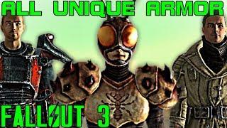 Fallout 3: All Unique Armor & Apparel Guide (Vanilla)