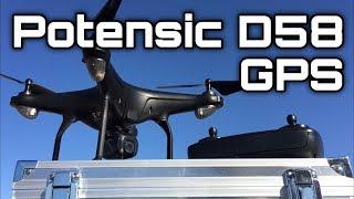 Potensic D58, FPV Drone with 1080P Camera, 5G WiFi HD Live Video, GPS Auto Return, RC Quadcopter RTF