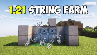 1.21 String Farm Minecraft Tutorial for Beginners!