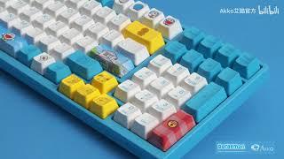 Akko Doraemon Theme Mechanical Keyboard