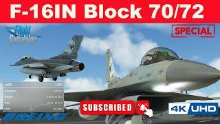 MSFS 2020 -  F-16IN Block 70/72 Super Viper - MSFS 2020/2022