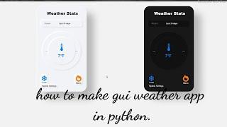 how to make gui weather app design in python eel, html ,css.(codepen)