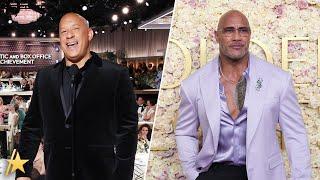 Dwayne Johnson REACTS To Vin Diesel Golden Globes Shoutout After Feud