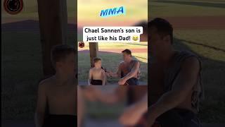 Chael Sonnen’s son is a menace already!  #ufc #mma #ufcfunny #chaelsonnen #andersonsilva