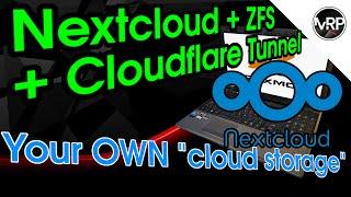 Nextcloud + ZFS for Storage + Cloudflare Tunnel Access | Proxmox Home Server | Home Lab