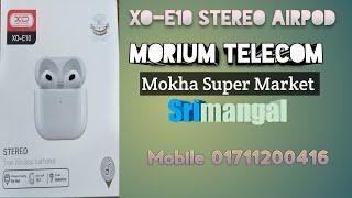 XO-E10 | STEREO Airpods | #mtreview #Moriumtelecom