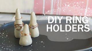 DIY clay ring holders